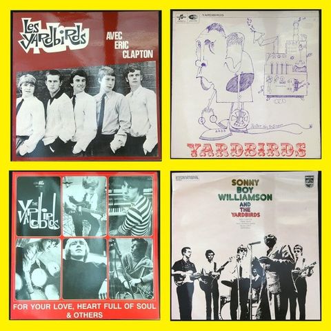 The Yardbirds - Lot of 4 LP's (See description) - LP-album (flere elementer) - R