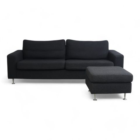 Milano 3-seter sofa fra Bolia m/ puff