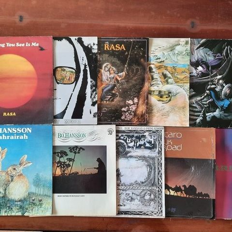 RASA, Bo Hansson and related, Kitaro - 11 x Albums including 2 x double albums -