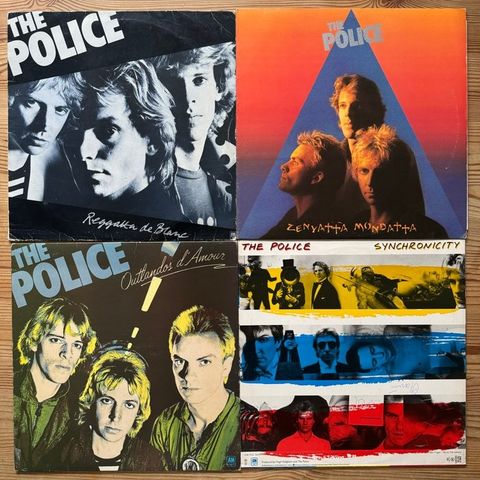 Police - 4 great albums from the POLICE - Flere titler - LP - 1978