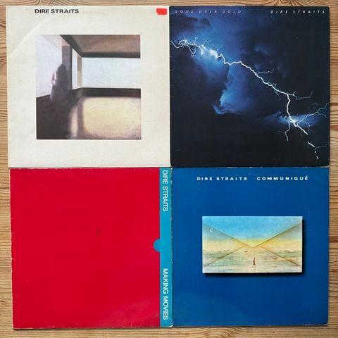 Dire Straits - 4 great albums from Dire Straits - Flere titler - LP - Stereo - 1