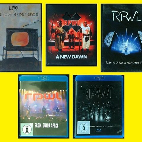 RPWL (Prog Rock) - Lot of 5 DVD-sets, CD's (See description for more info) - DVD