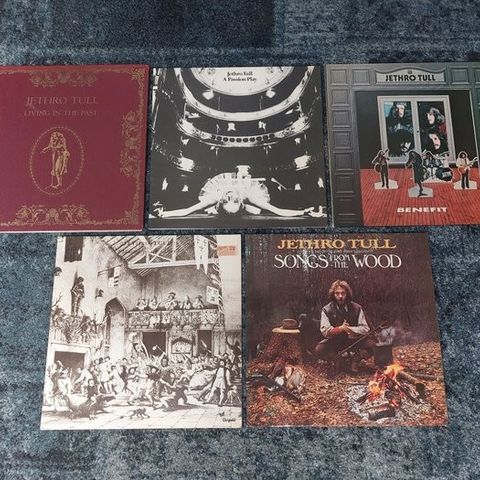 Jethro Tull - 5 x albums - Vinylplate - Forskjellig opplag - 1972