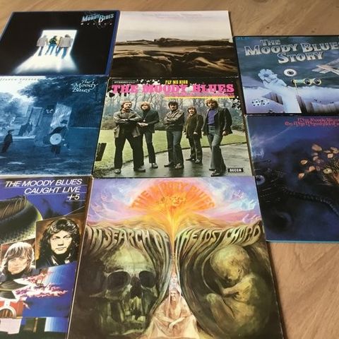 The Moody Blues - 8 x albums - Flere titler - Vinylplate - 1968