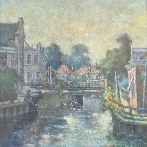 Broer de Boer (1877-1953), Attributed to - Friese landschap - NO RESERVE