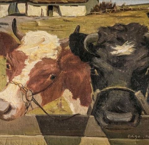 Mark Osman Curtis (1879-1959) - Cows