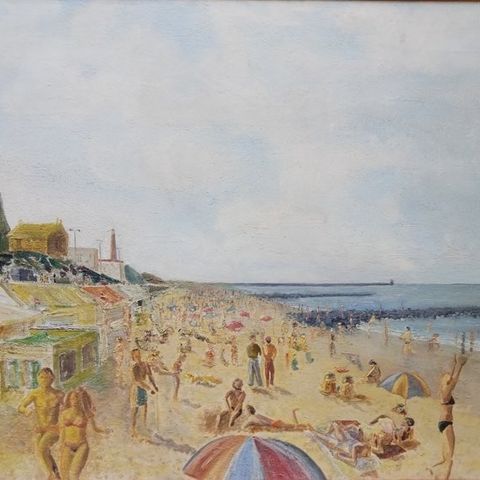 Nederlandsk skole (XX) - Zomerpret aan het strand van Scheveningen