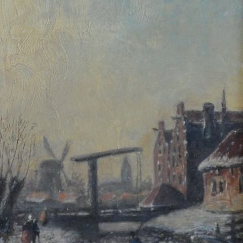 Jacob Jan Coenraad Spöhler (1837-1894) - Wintergezicht