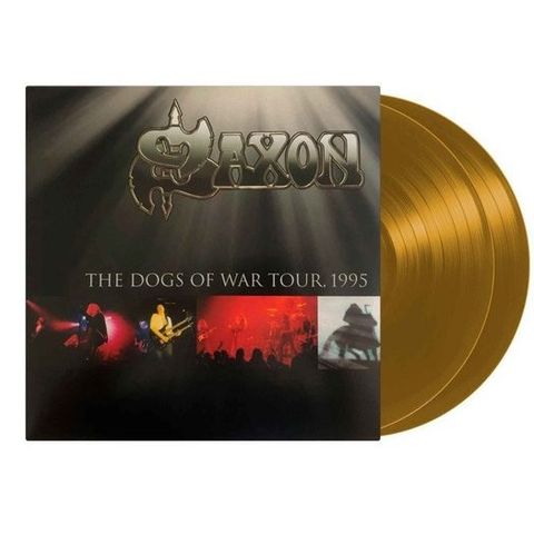 Saxon  2 LP Set  " Dogs Of War Tour 1995 " - Very Limited 2 LP Gold Vinyl Set In