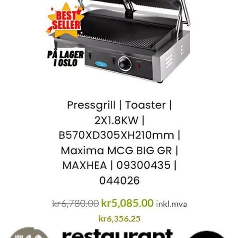 Pressgrill kontakt grill Toaster Pita varmer