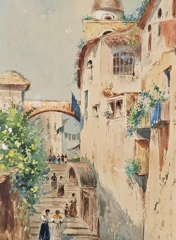 Fulvio Tessitore (1870-1933) - Gradoni di Napoli