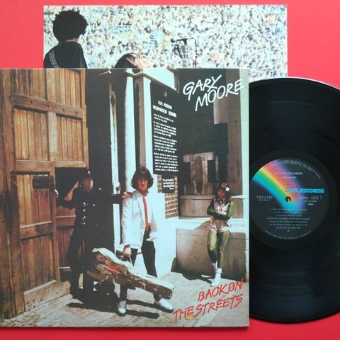 Gary Moore - Back On The Streets / Great First Rockin' Solo LP From One Of The B