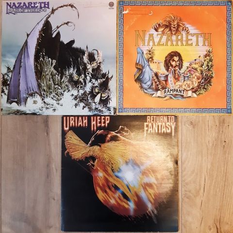 Nazareth, Uriah Heep - Hair Of The Dog / Rampant / Return To Fantasy - Flere tit