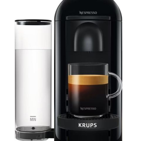 NESPRESSO® Vertuo Plus kaffemaskin fra Krups, Sort