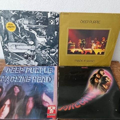 Deep Purple - Machine Head - Fireball - Made In Japan - Deep Purple - LP-album (