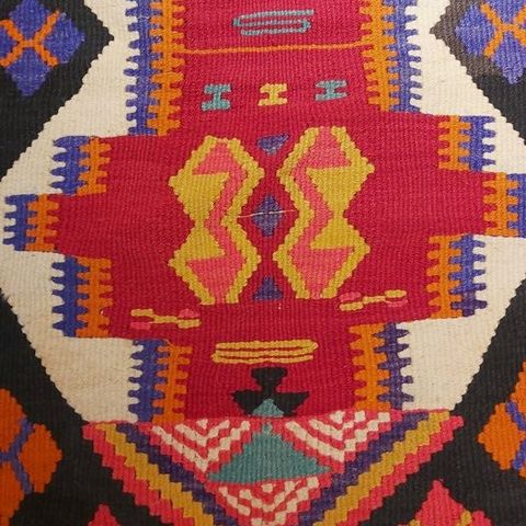 Kelim - 120 cm - 80 cm - Tyrkisk Nomadic Kilim