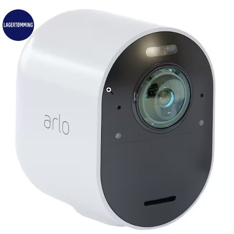 Arlo Ultra 4K trådløst overvåkningskamera (ekstra) LAGERTØMMING