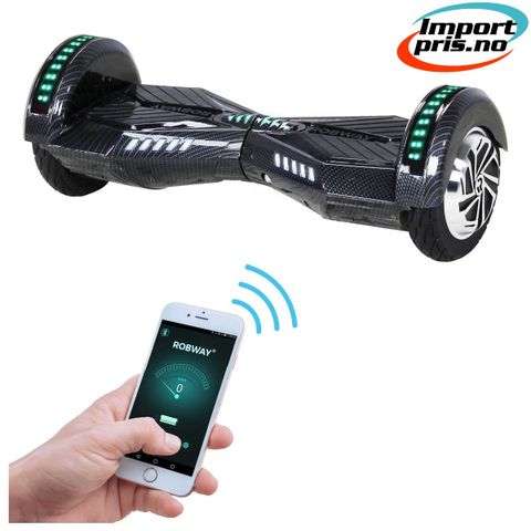 TILBUD! ROBWAY W2 hoverboard for voksne og barn 8" - fargevalg