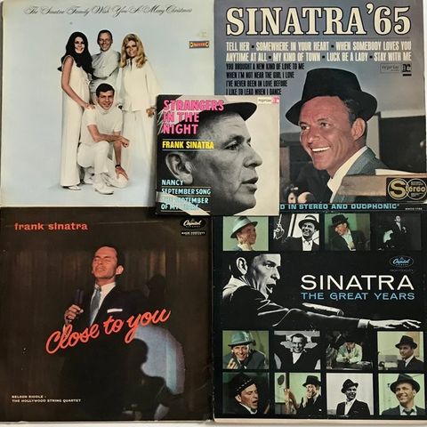 Frank Sinatra - The Voice - The Great Years - Flere titler - Vinylplate - Forskj