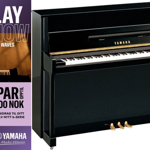 KAMPANJE! PÅ LAGER! Yamaha B2e PE Akustisk Piano