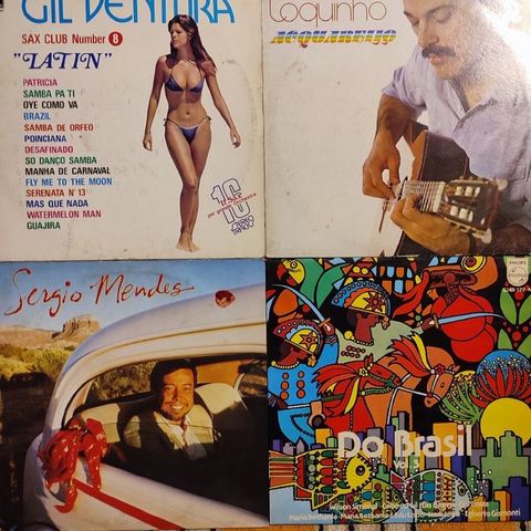 Sergio Mendes, Toquinho, Gil Ventura and Various - 4 x Bossa Nova albums - LP-al