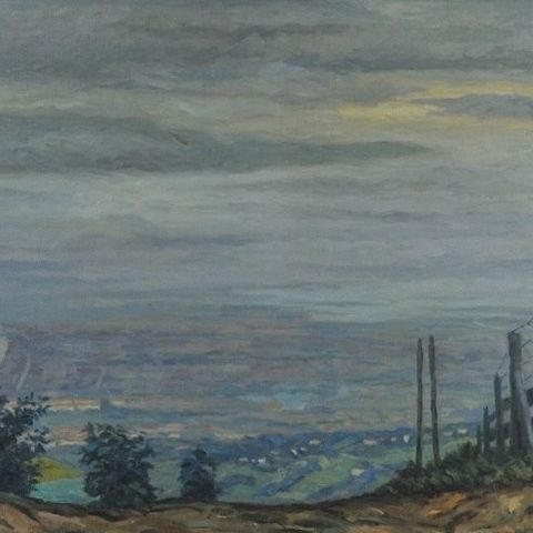 Hans Witt (1891-1966) - Danube skyline