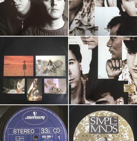 TEARS FOR FEARS, SIMPLE MINDS - Songs From The Big Chair, Once Upon A Time - LP-