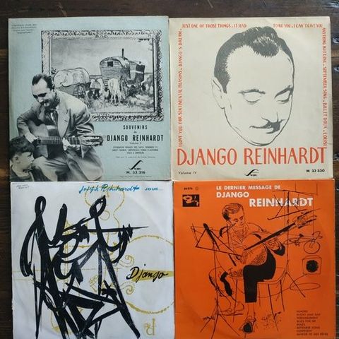 Django Reinhardt, Joseph Reinhardt - 4 x 10"' Django and Joseph Reinhardt Origin