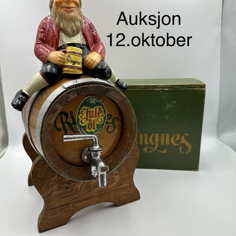 Reklame på auksjon 12.oktober - Biri Travbane