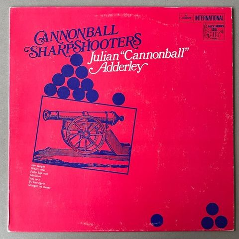 Cannonball Adderley - Cannonball Sharpshooters (PROMO!) - Vinylplate singel - 19