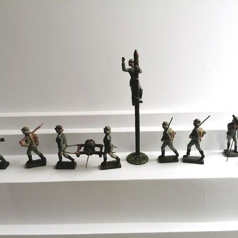 Lineol, German Brands - Statue - Deutsche Soldaten  (9) - Komposittmateriale