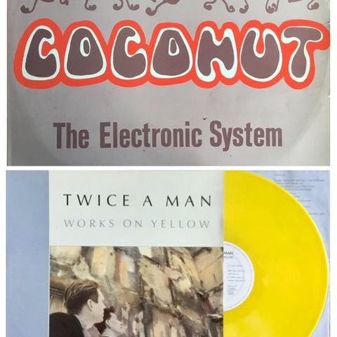 THE ELECTRONIC SYSTEM, TWICE A MAN - Coconut, Works On Yellow (Electronic, Synth