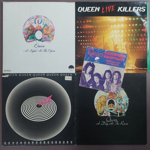 Queen - 4 classic albums & 1 single - LP-album (flere elementer) - 1975