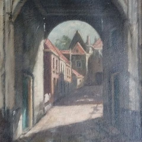 Frans Kops (1873-1951) - Doorgang in 's-Hertogenbosch