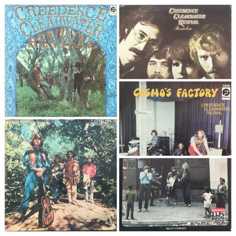 Creedence Clearwater Revival - Great collection of 5 LP Albums. - LP-album (fler