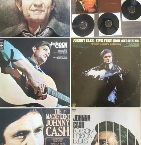 Johnny Cash - A Great Collection of Vinyl (5 LP Box & 5 LP Albums ) - LP-album (