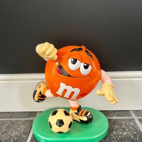 M&M's - Leketøy Dispenser oranje voetballer