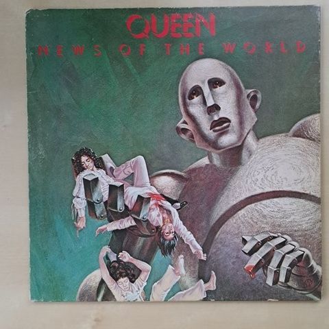 Queen - News of the world (Rare UK first pressing 1977) - LP-album (frittstående