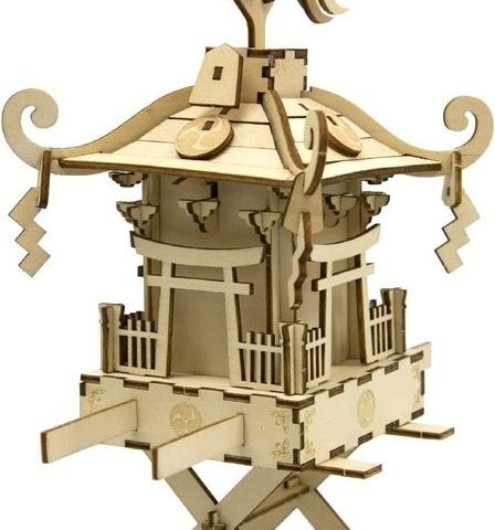 Ki-gu-mi - Leketøy Wooden 3D Mikoshi Puzzle - 2020+