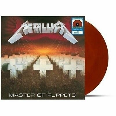 Metallica - Master of Puppets - USA RED vinyl - LP-album (frittstående element) 