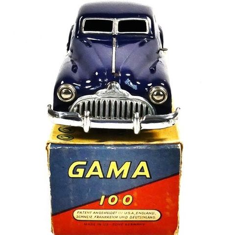 GAMA (US-Zone, Germany)  - Tinnleke 1950's Buick Sedan, Patent Car 100, Tinplate