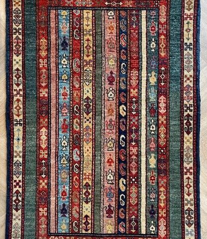 afghansk sjal - Teppe - 158 cm - 94 cm