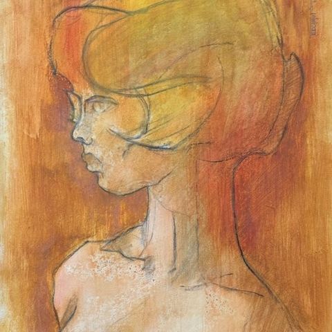 Eugène Eechaut (1928-2019) - A portrait of a woman