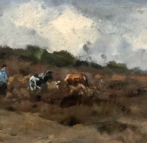 Willem George Frederik Jansen (1871-1949) - Koeien op de heide