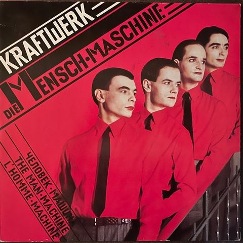 Kraftwerk - Mensch Maschine - LP-album (frittstående element) - 1st Pressing - 1