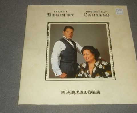 Freddie Mercury - Montserrat Caballe - Barcelona - Vinylplate singel - 1988