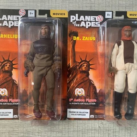 Mego  - Actionfigur Mego Action Figures: Dr Zaius, Cornelius (Planet of the Apes