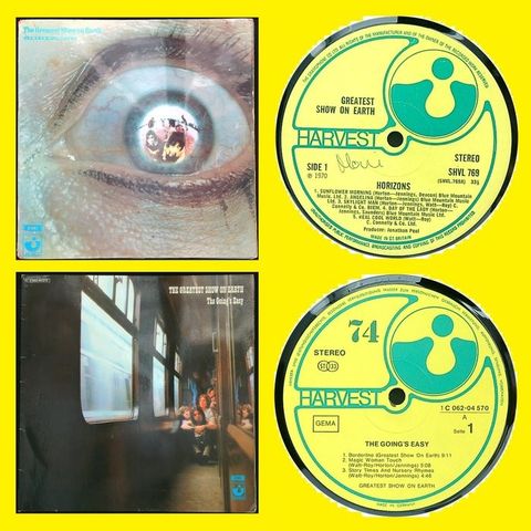 The Greatest Show On Earth - 1. Horizons ('70) 2. The Going's Easy ('70) - LP-al