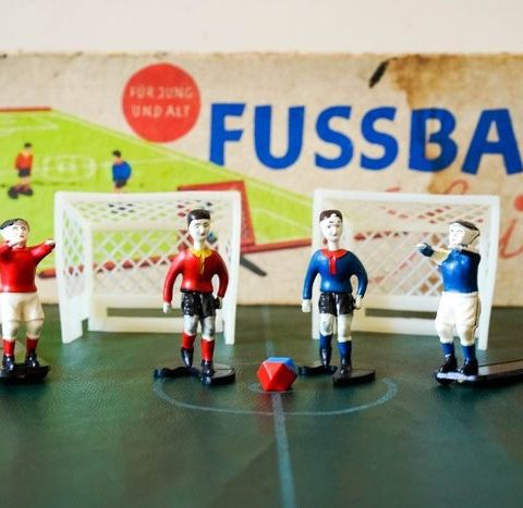 Leketøy - Vintage Toy, Sporting Interest, Football - Fussball Spiel Game, Boxed 