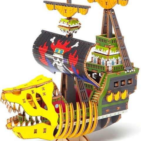 ki-gu-mi - Leketøy One Piece Victoria Punk Ship Wooden 3D Puzzle - 2020+